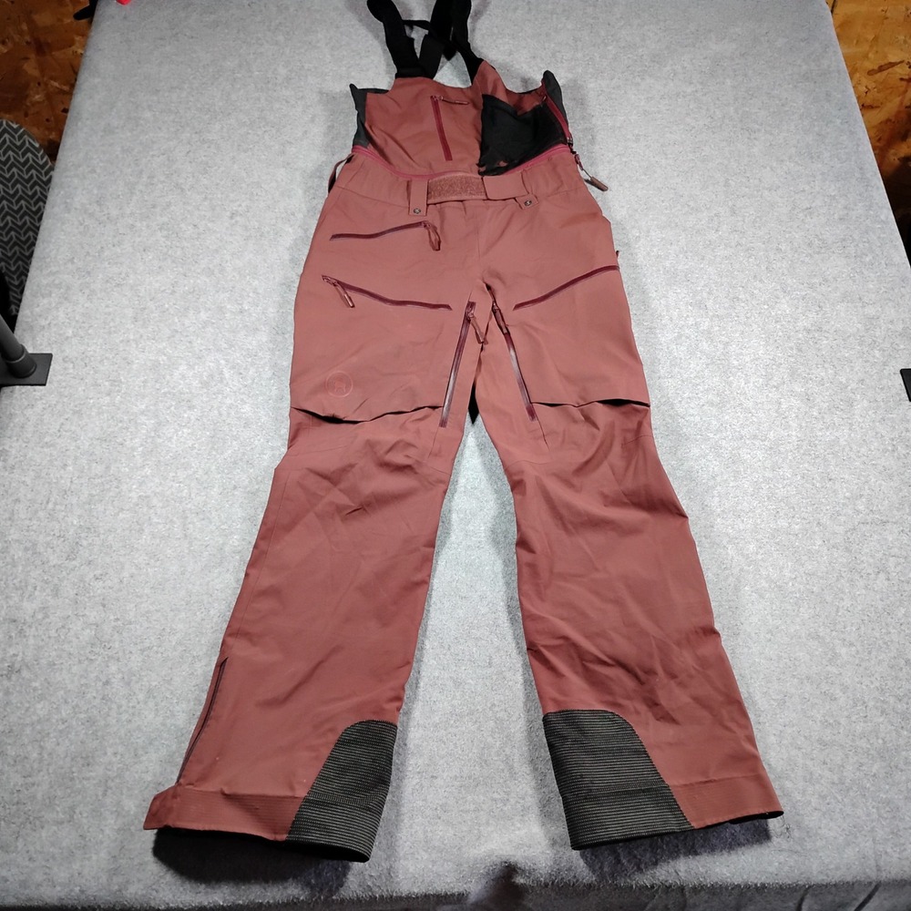 Backcountry‎ Cottonwoods GORE-TEX Bib Pant Mens XS Rust Orange Ski Snowboard